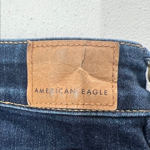 American Eagle Outfitters Dark Indigo Skinny Jeans Size 8 - Picture 8 of 8